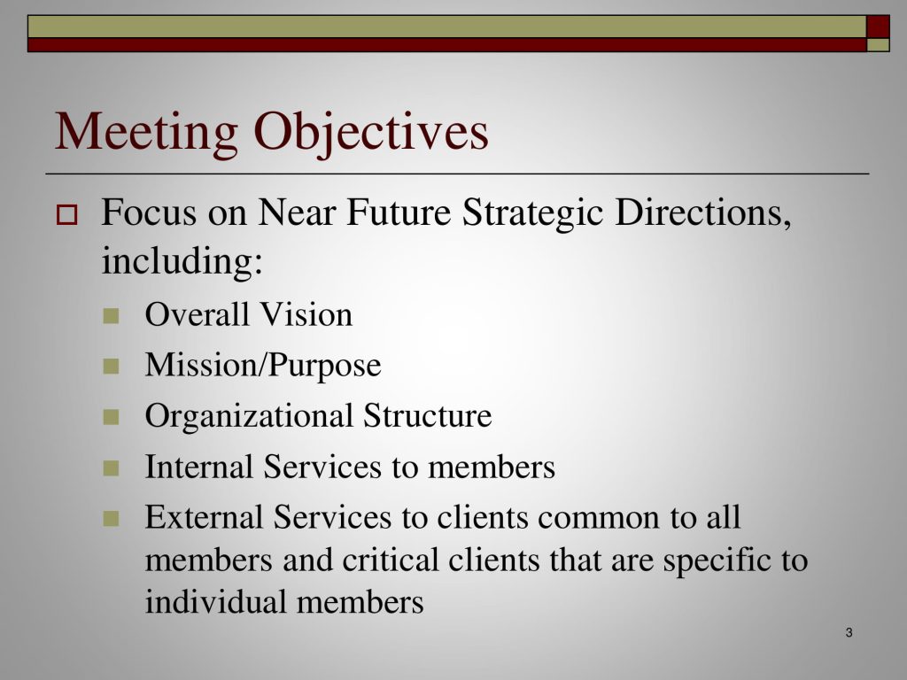 Strategic Planning - CBG - Communications